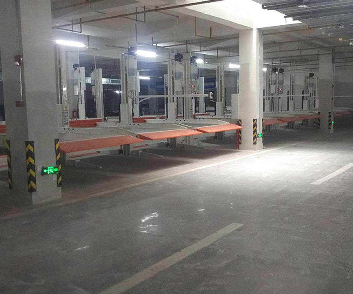 慶城縣升降橫移式機械停車拆除