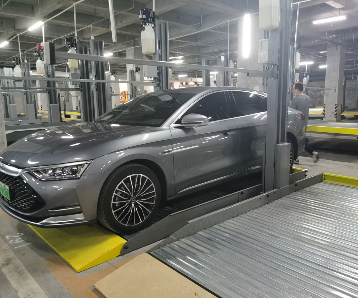 永昌縣雙層升降橫移式立體停車設備過規劃