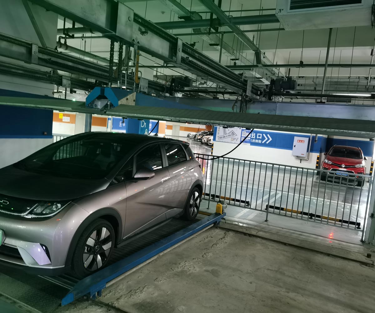 二層升降橫移機械停車